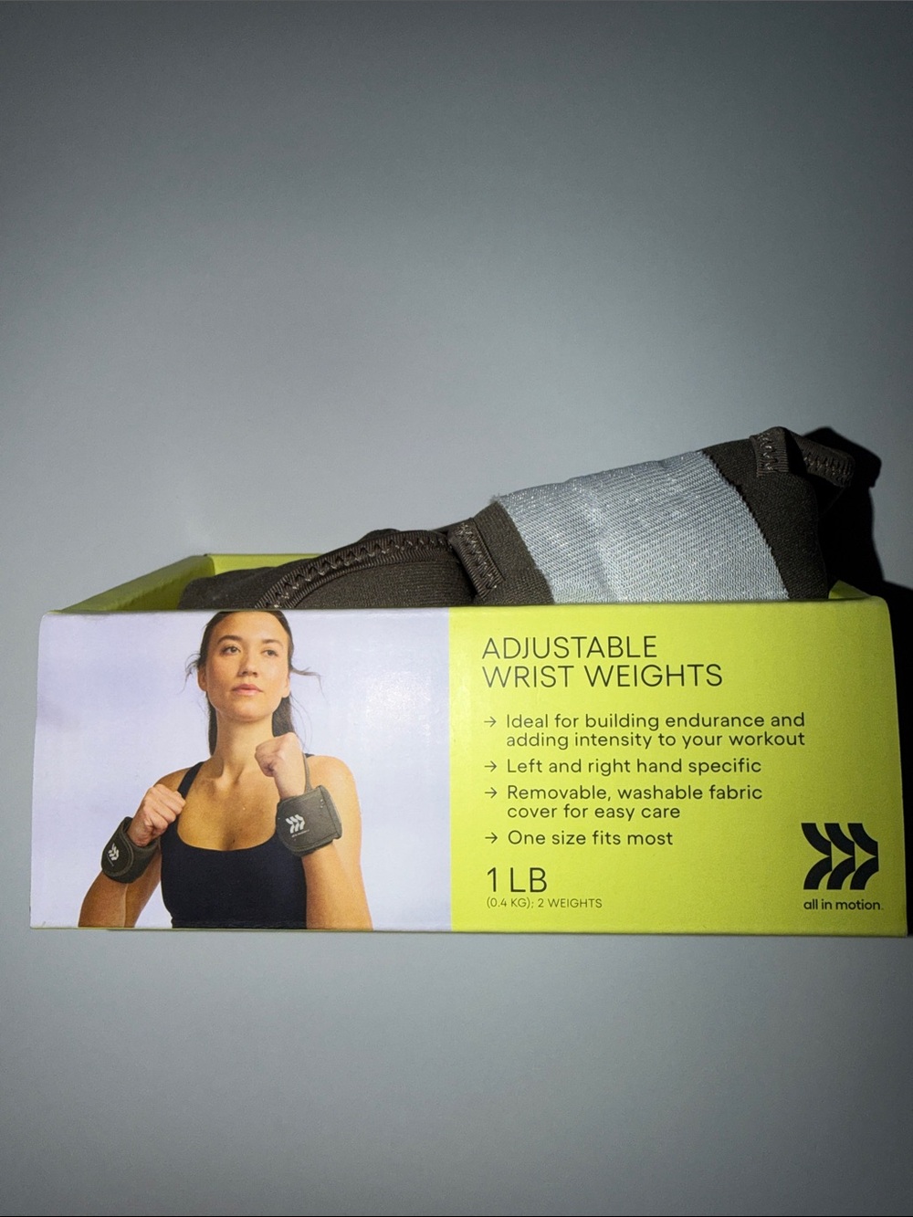 All in motion adjustable wrist weights